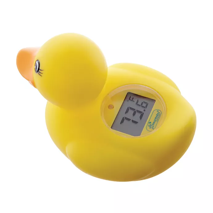 To help you maintain a safe temperature Yellow Baby Giraffe Room Thermometer 