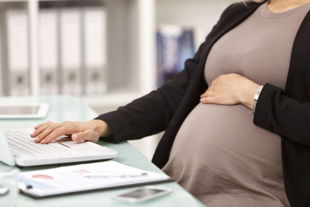 pregnant and at work