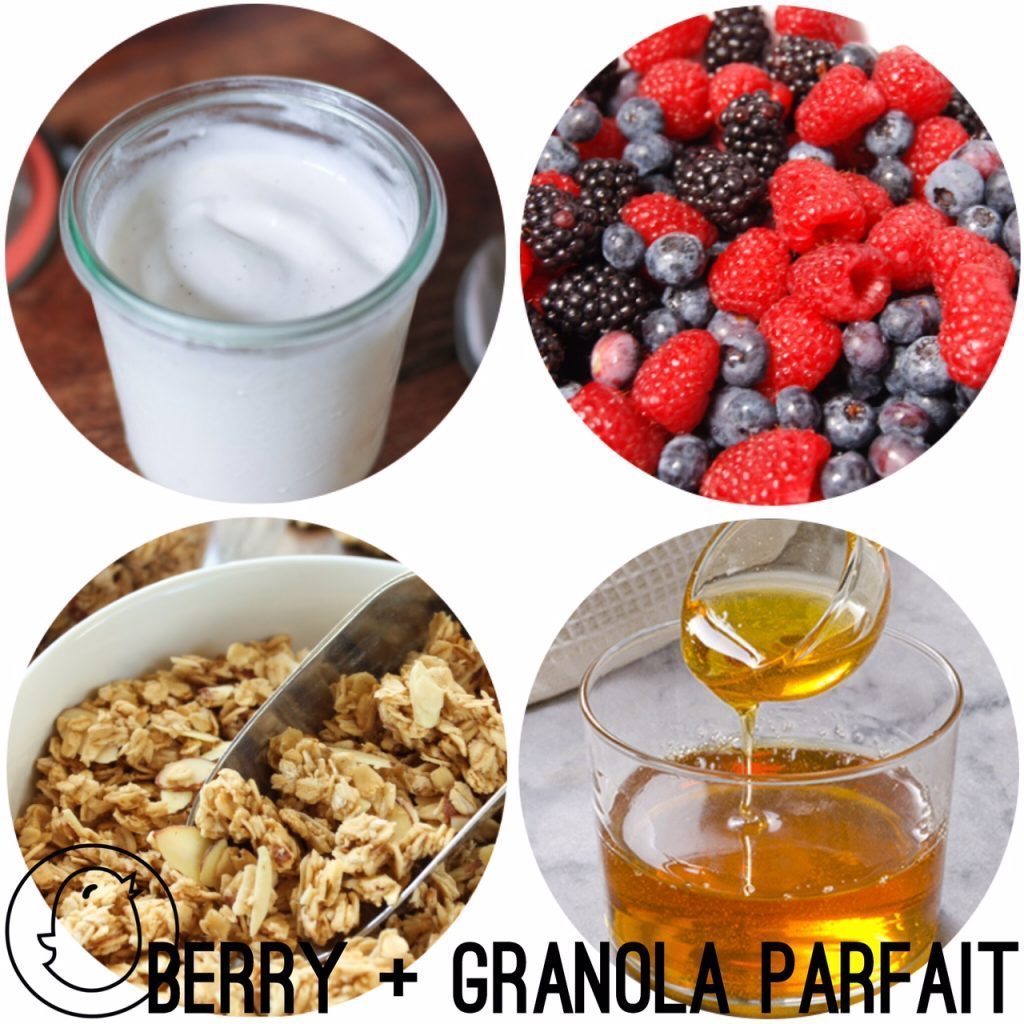 Toddler recipes, Yogurt parfaits, Berries, Granola, Honey, Dessert, Breakfast