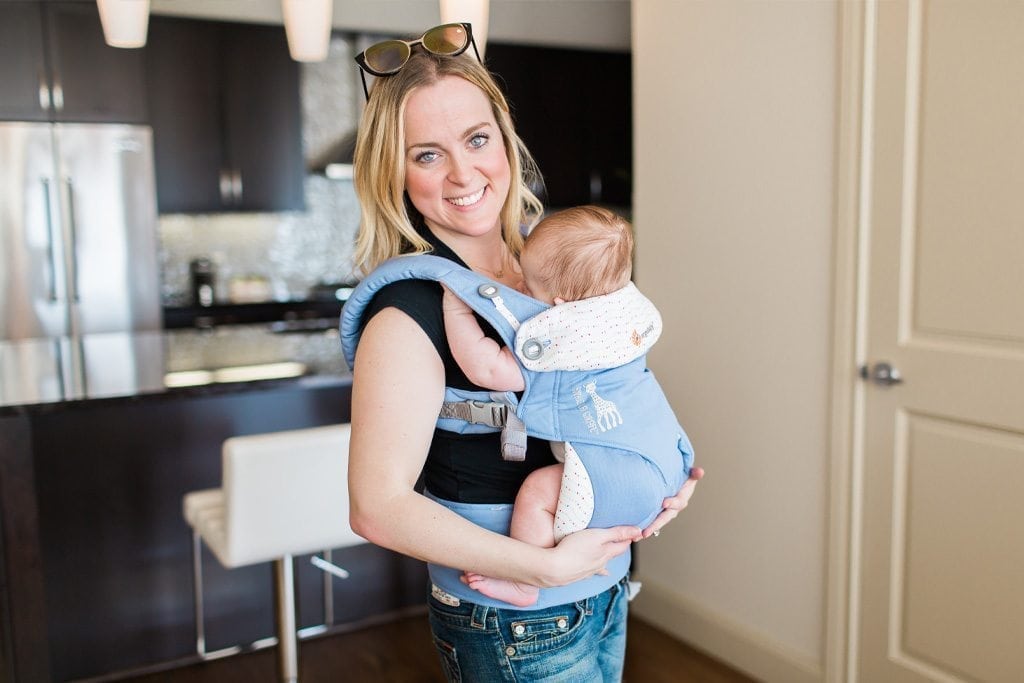 taking care of baby, helping mom out, baby carrier, babywearing