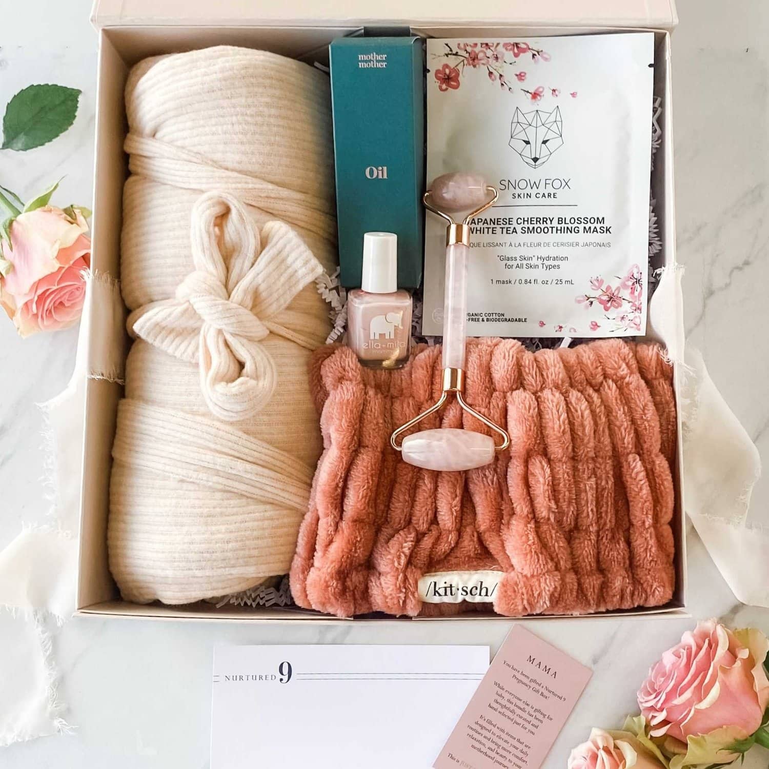 The Spa Day Pregnancy Gift Box from Nurtured 9