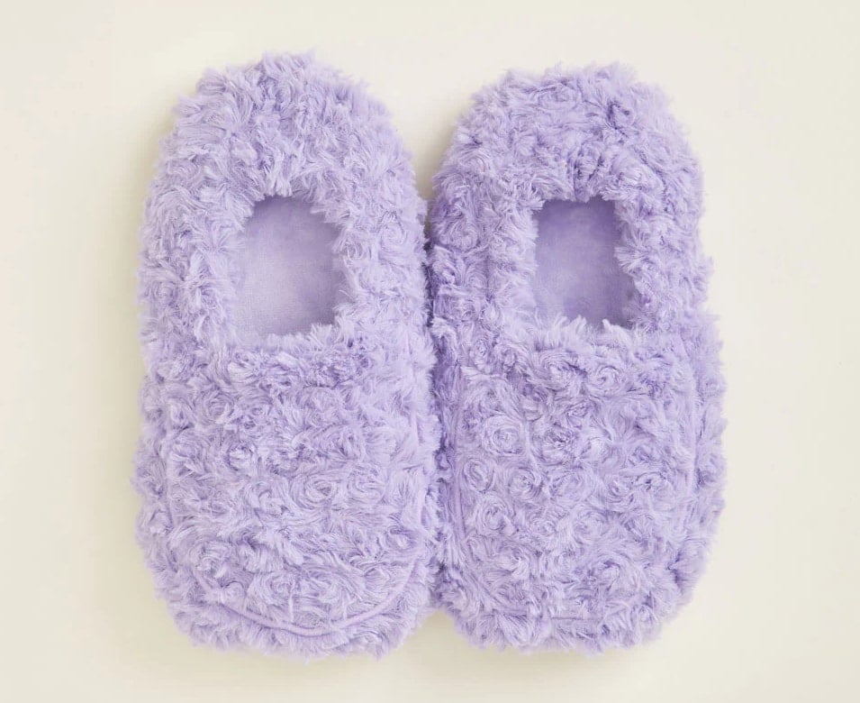 Warmies purple slippers