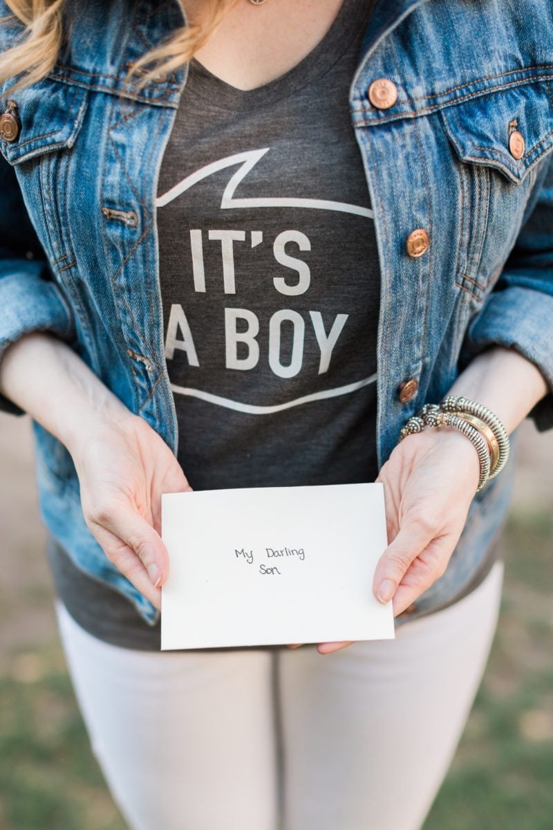 it's a boy, gender reveal, a letter to my unborn baby