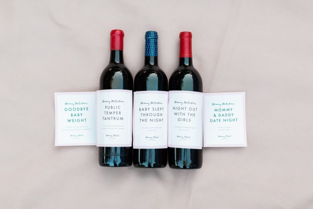 mother's day 2017 giveaway, mommy milestone wine labels, label with love