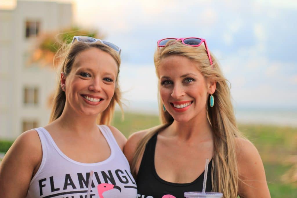 Pictures with the Bride at the Bangin' Bachelorette Beach Bash | Baby Chick