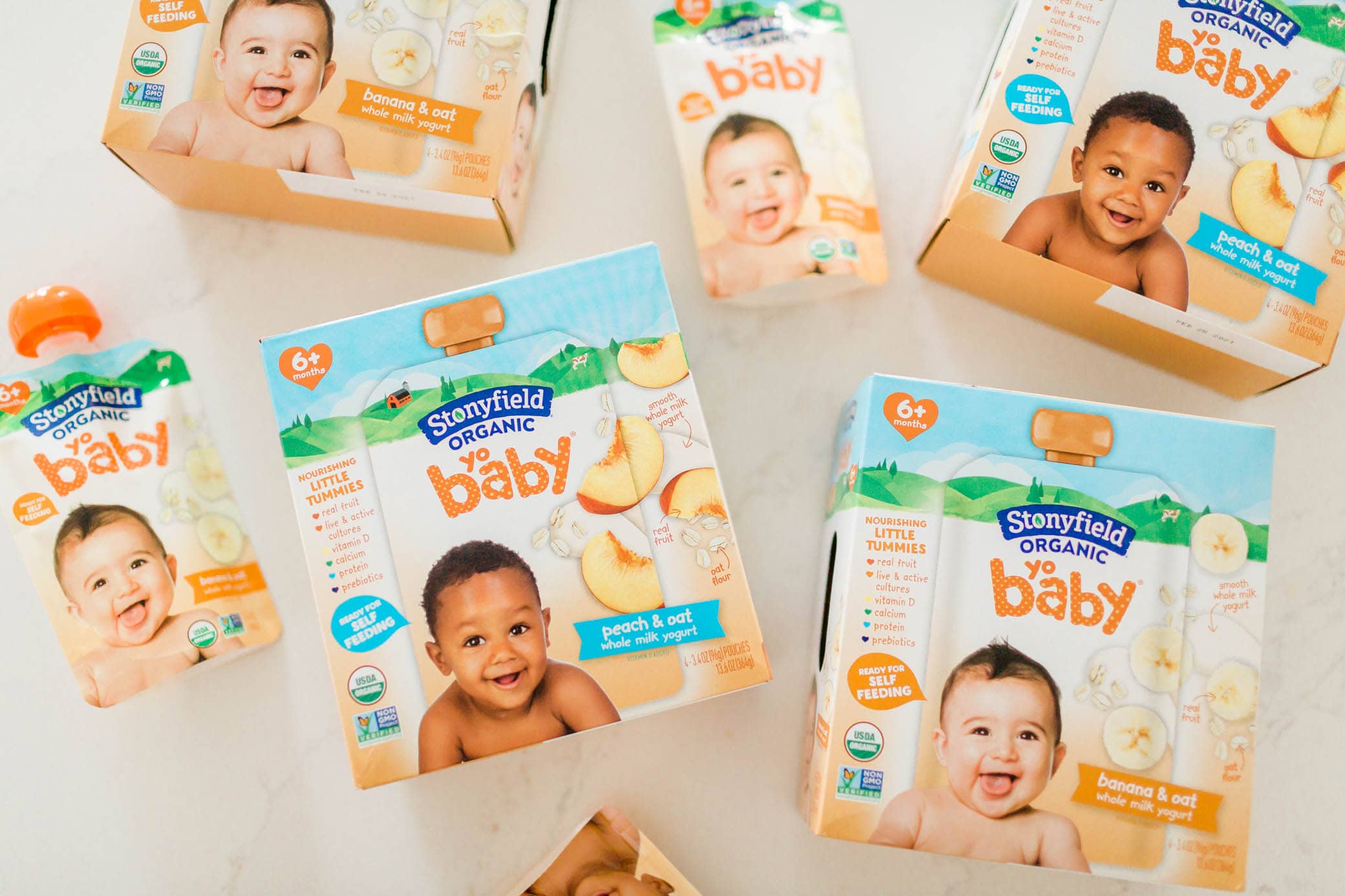 Stonyfield YoBaby pouches