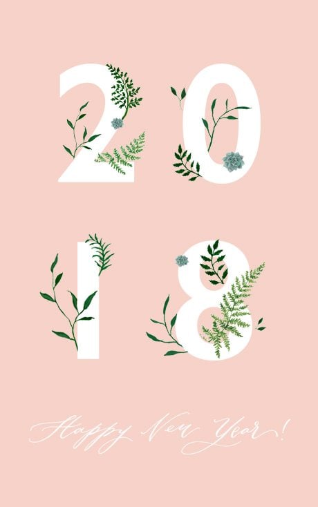 Baby Chick January Phone Wallpaper | We've partnered with Rachel from Half Moon Lettering to bring you a year of beautiful downloads for your phone and desktop.