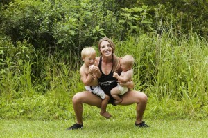 new mom, find time to exercise, postpartum weight loss, postpartum exercise, beyond fit mom, kate horney, baby chick, tips