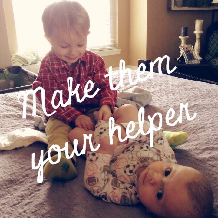 Becoming a big brother or sister, Make them your helper