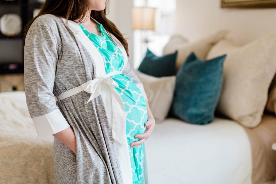 Kindred Bravely's Emmaline Maternity & Nursing robe | Baby Chick | Baby Chick