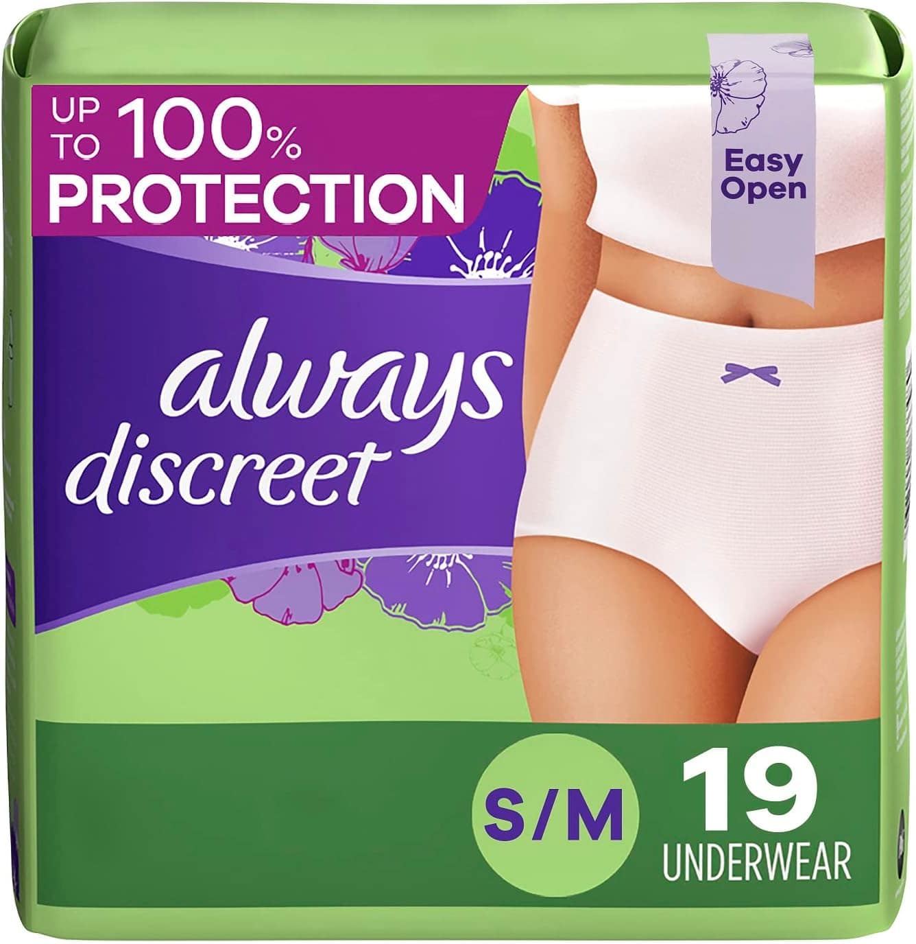 Always Discreet Adult Incontinence & Postpartum Underwear For Women