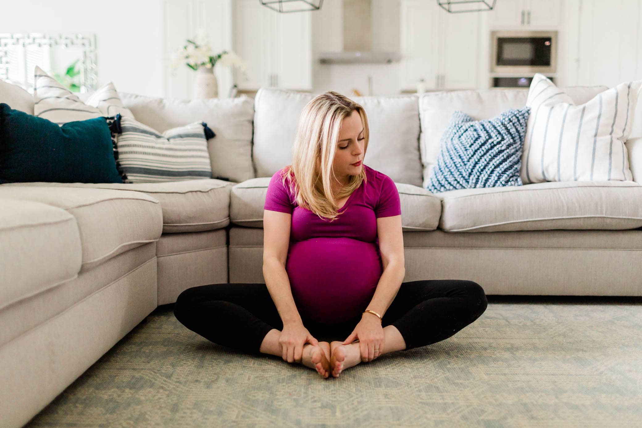 6 Hip Opening Stretches To Do During Pregnancy buttefly stretch
