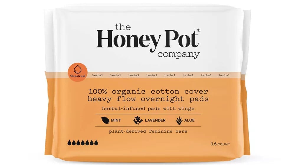 HoneyPot heavy flow overnight pads