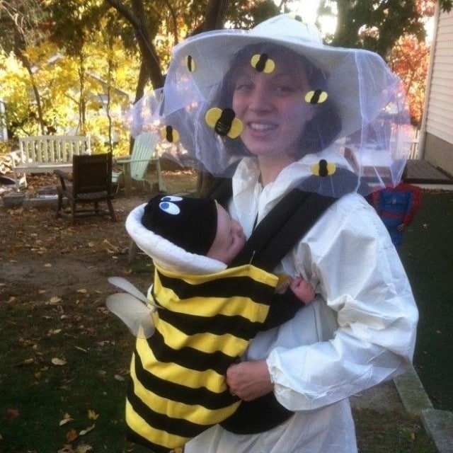 Bumblebee and beekeeper costume