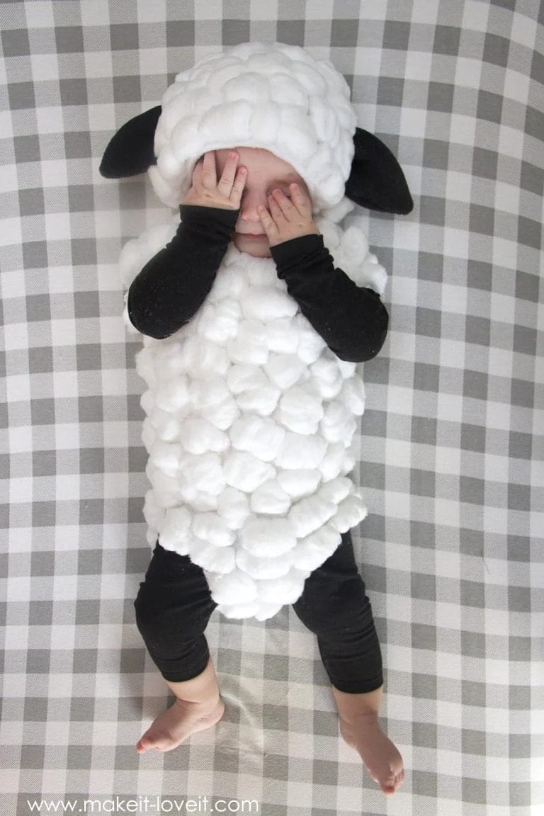 Baby lamb costume