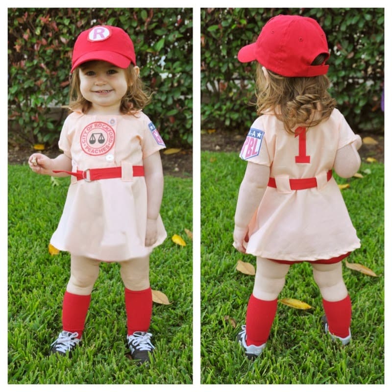 "A League of Their Own" Halloween costume for toddlers