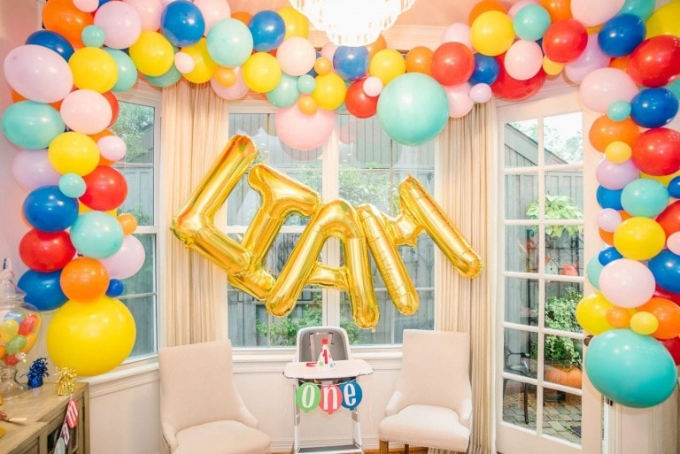 Balloon Themed Birthday Party