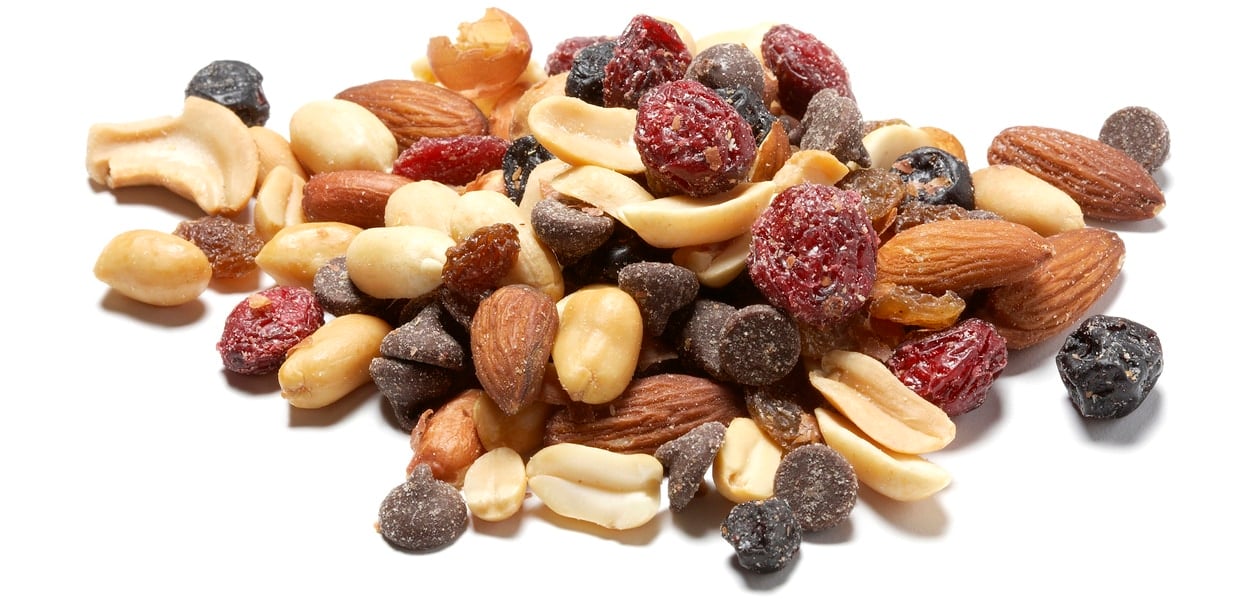 Trail Mix with Dried Blueberries