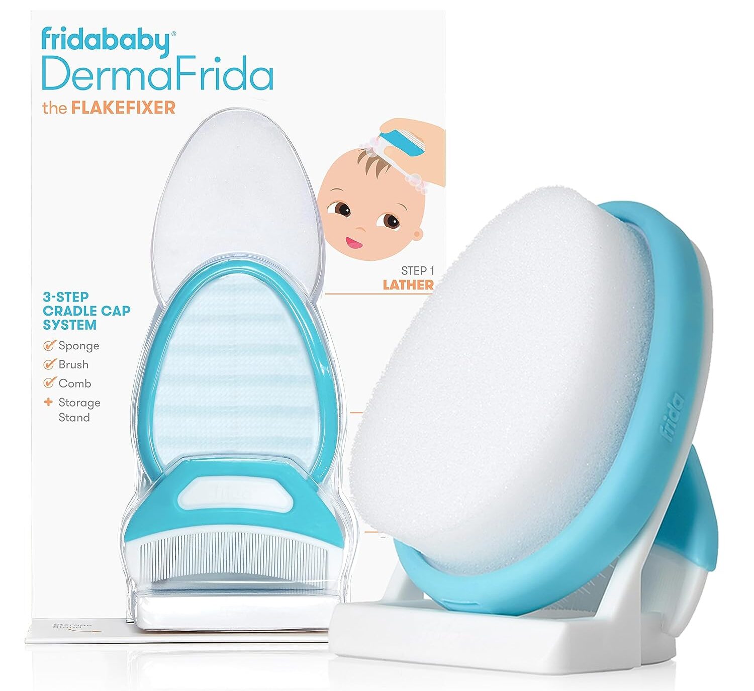 Frida Baby The 3-Step Cradle Cap System