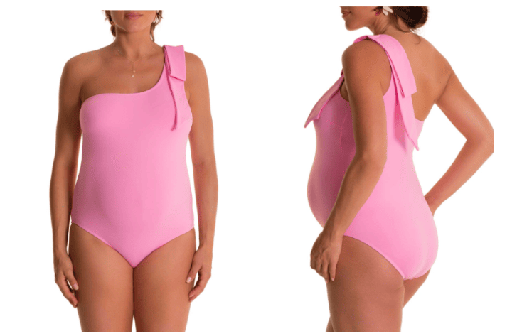 Abril One-Shoulder One-Piece Maternity Swimsuit