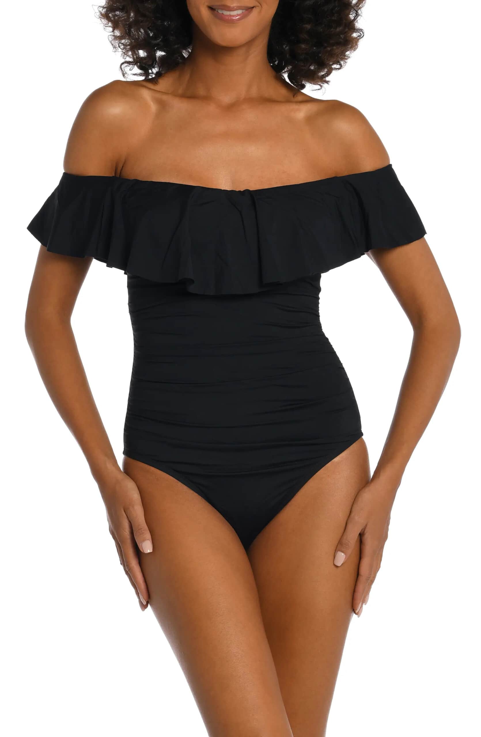 Maternity Off-the-Shoulder Swimsuit