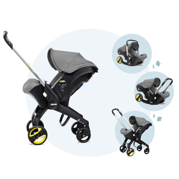 Doona Convertible Infant Car Seat/Compact Stroller System with Base