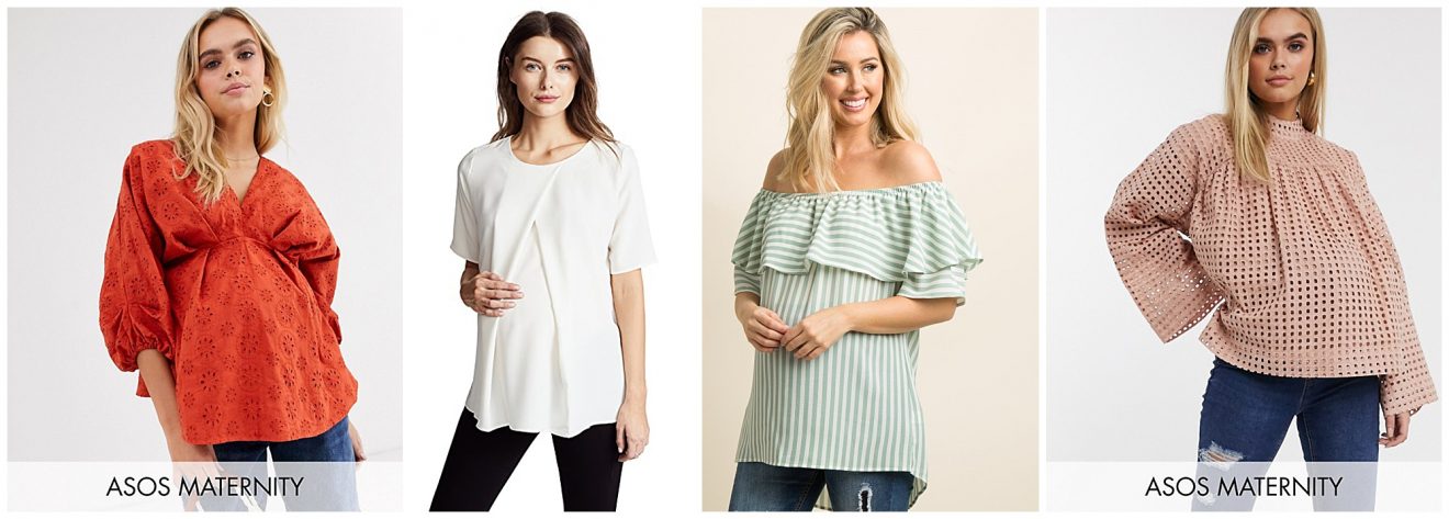 Four maternity top options
