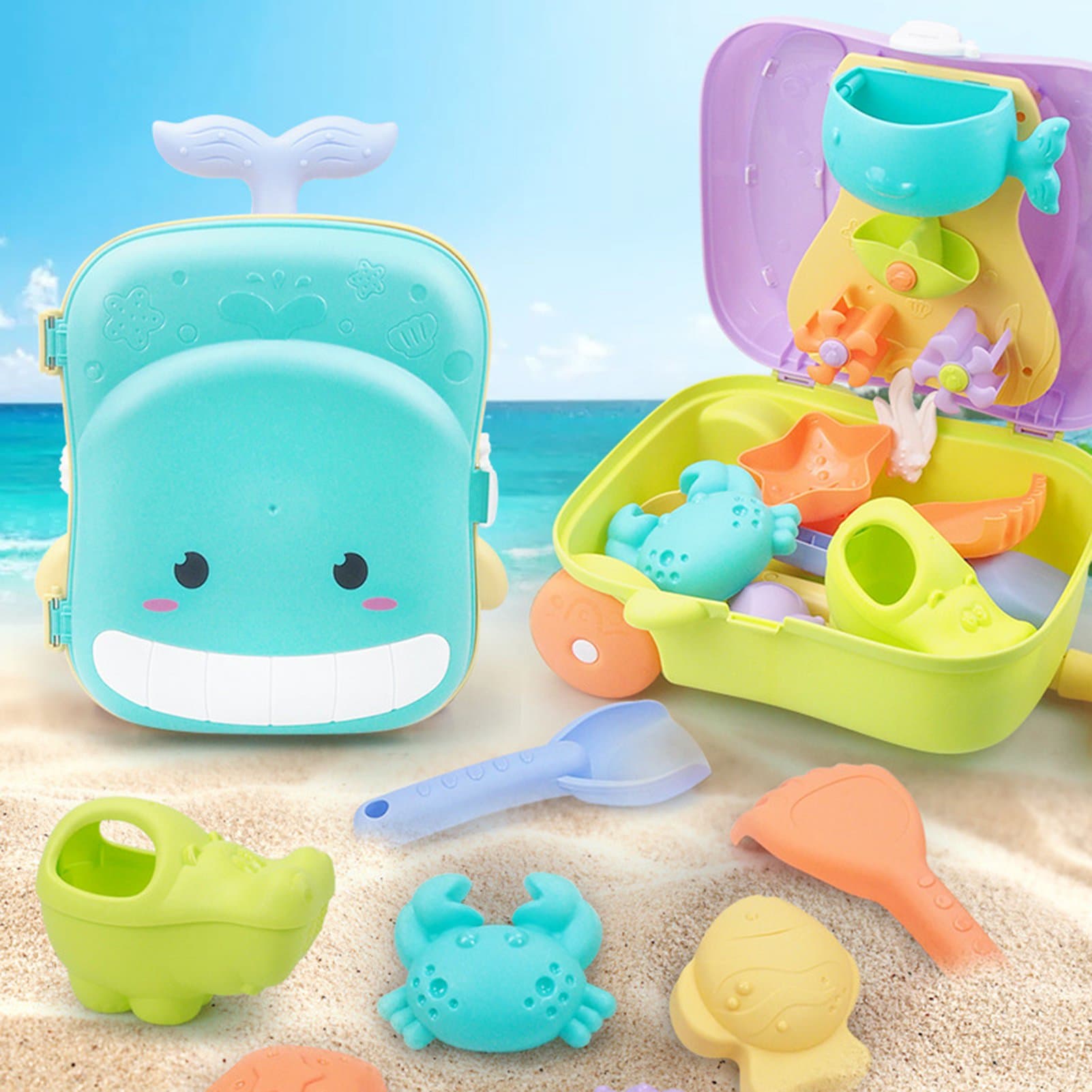 Summer sandbox toy set for kids 