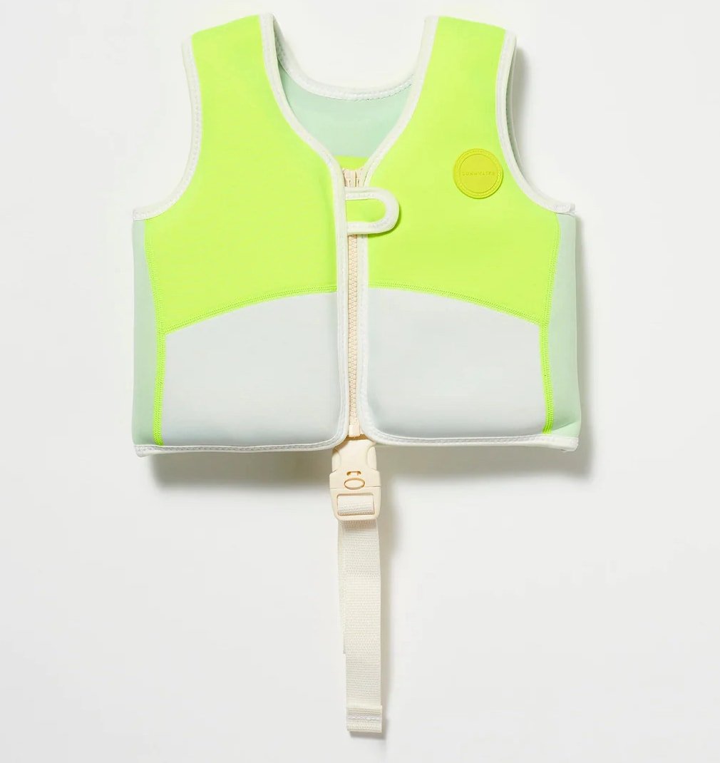 Neon kids life vest 