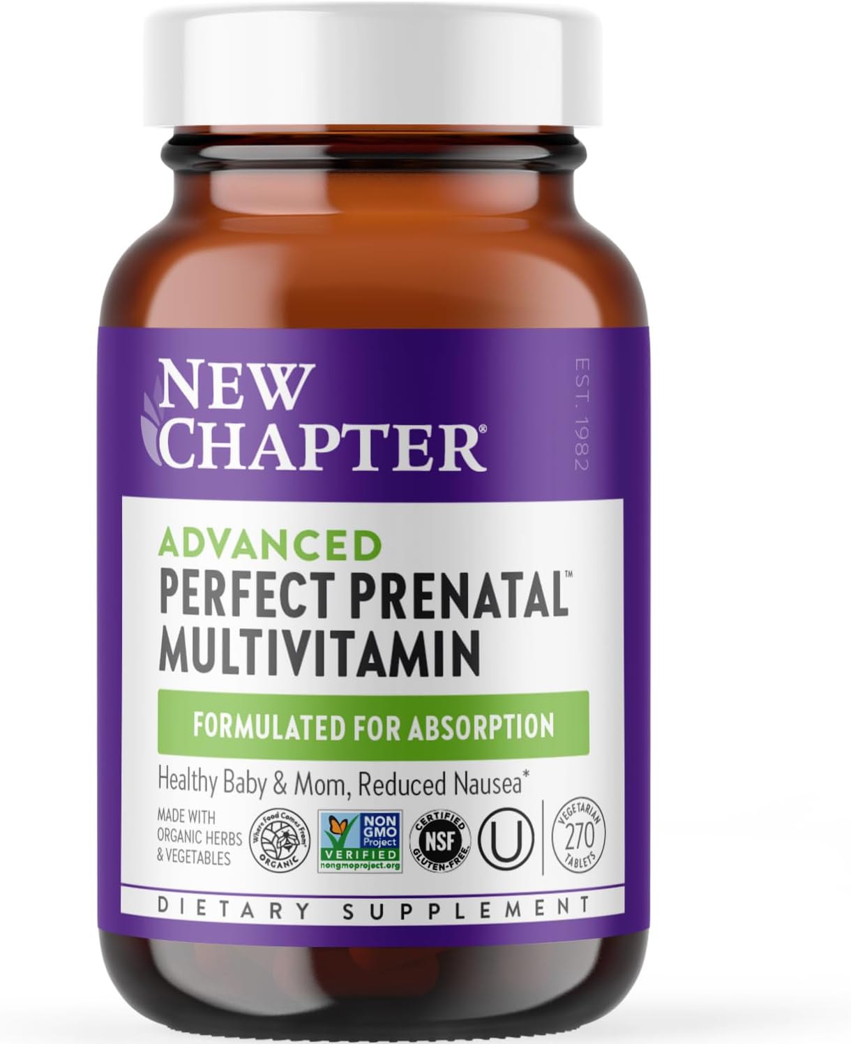 New Chapter advanced perfect prenatal multivitamin