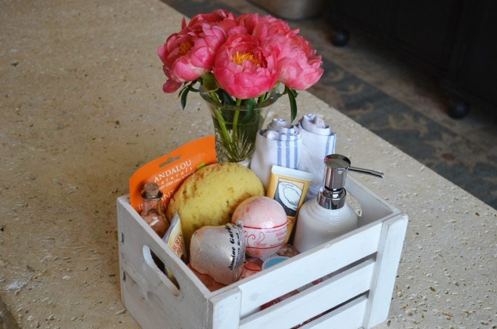 diy spa in a box, mother's day gift diy, relaxation kit
