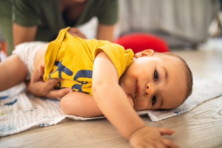 When Do Babies Roll Over? (And How To Encourage It) Baby Chick