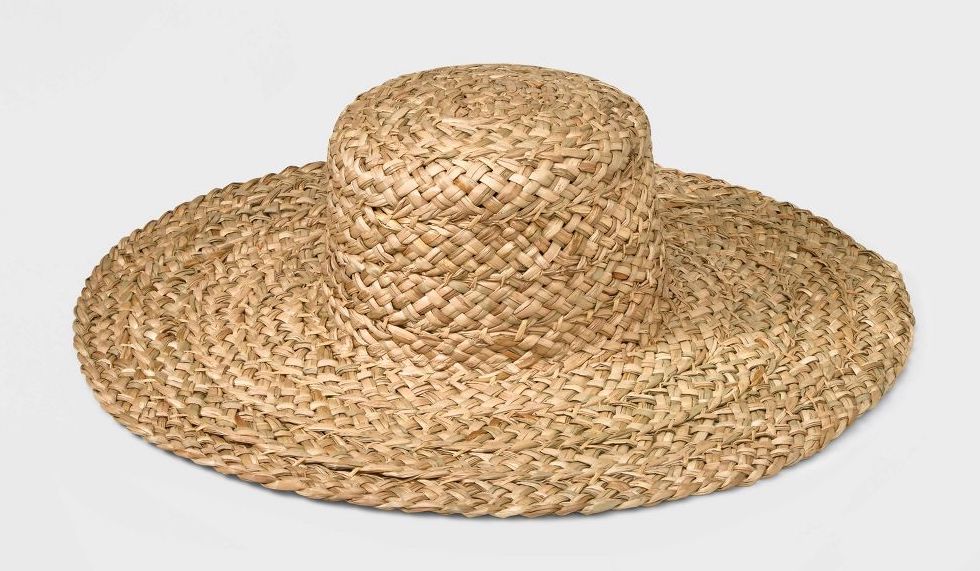 Straw boater hat 