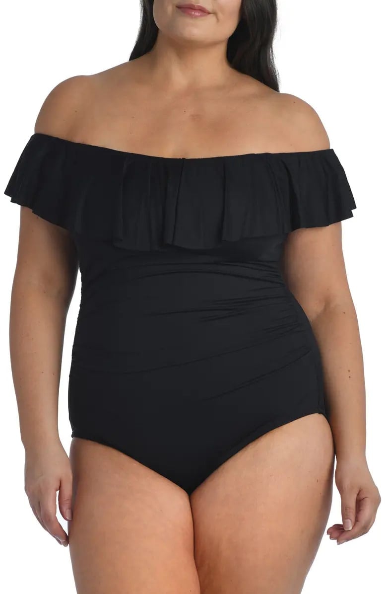 Off-the-Shoulder One-Piece