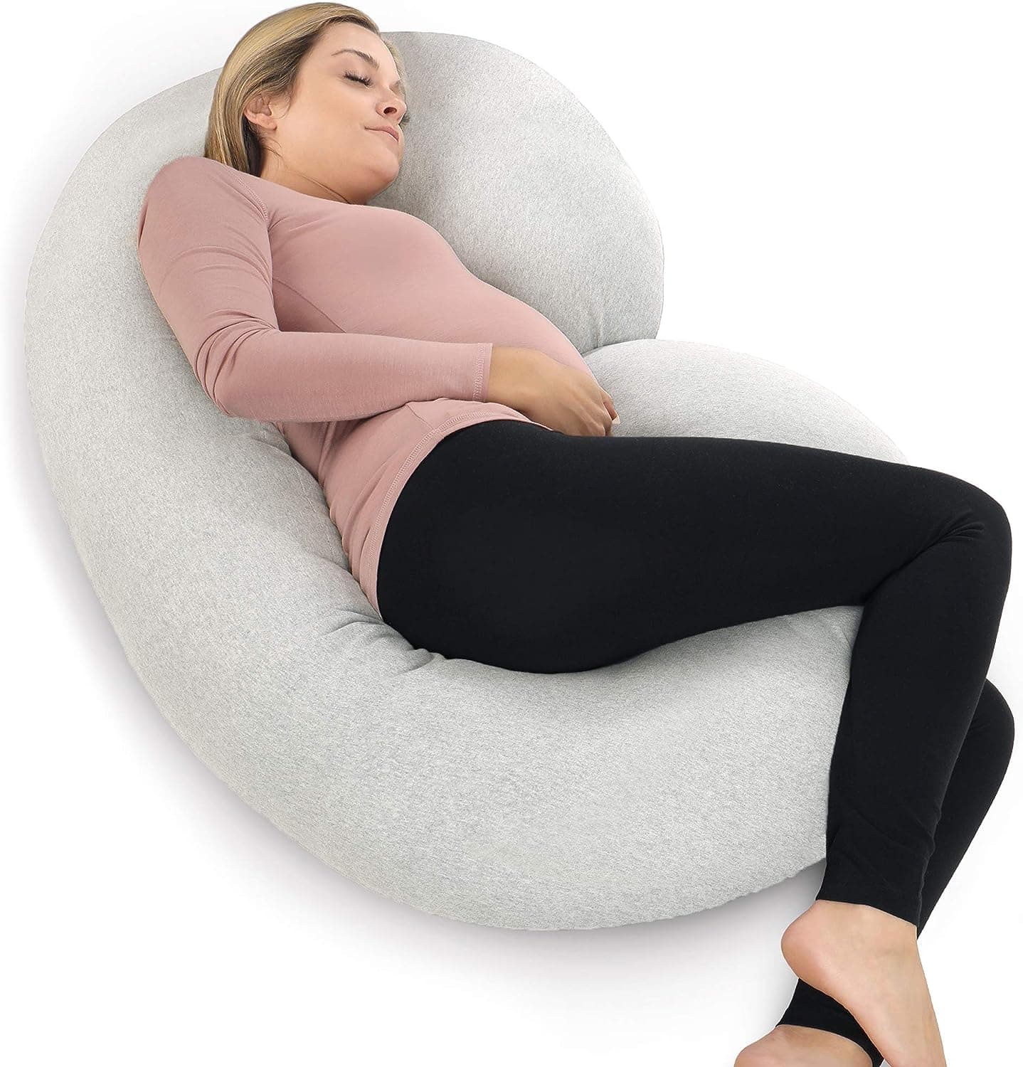 Pharmedoc Pregnancy Pillows, C-Shape Full Body Pillow