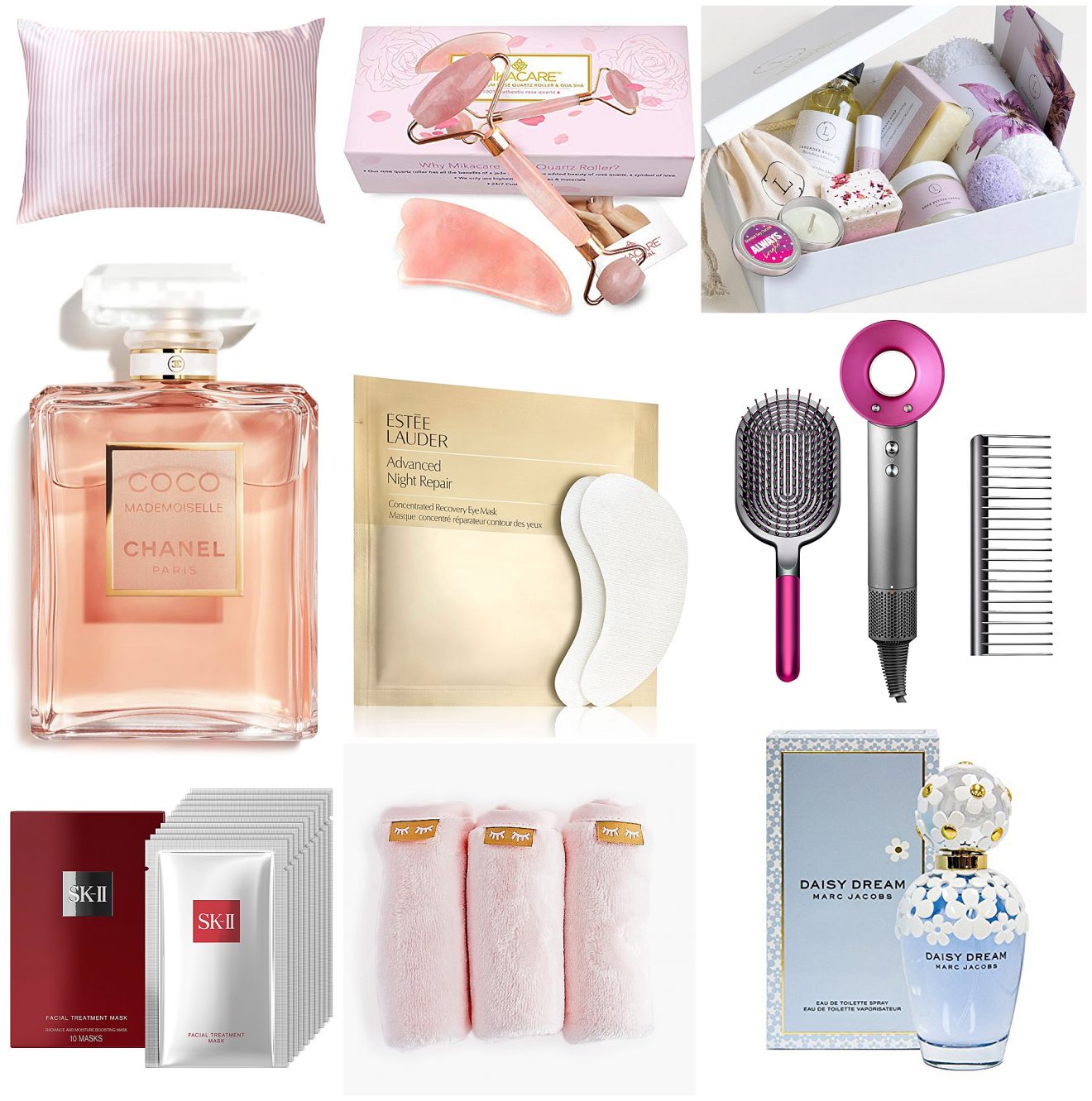 Gifts for the woman who loves beauty items.