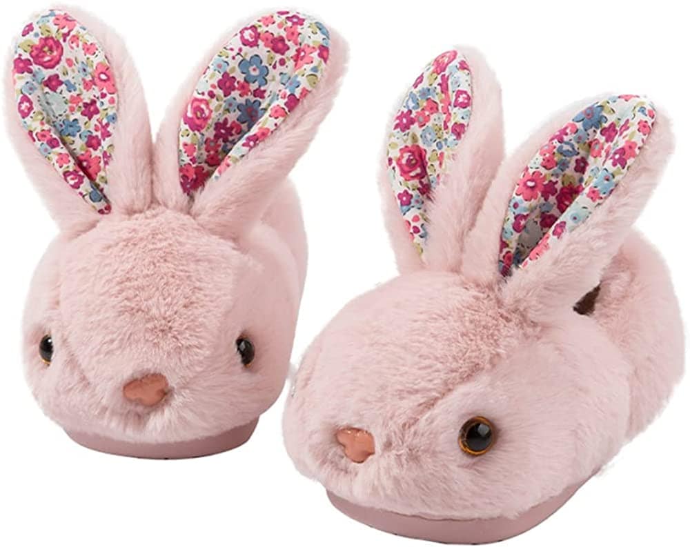 Pink bunny slippers 