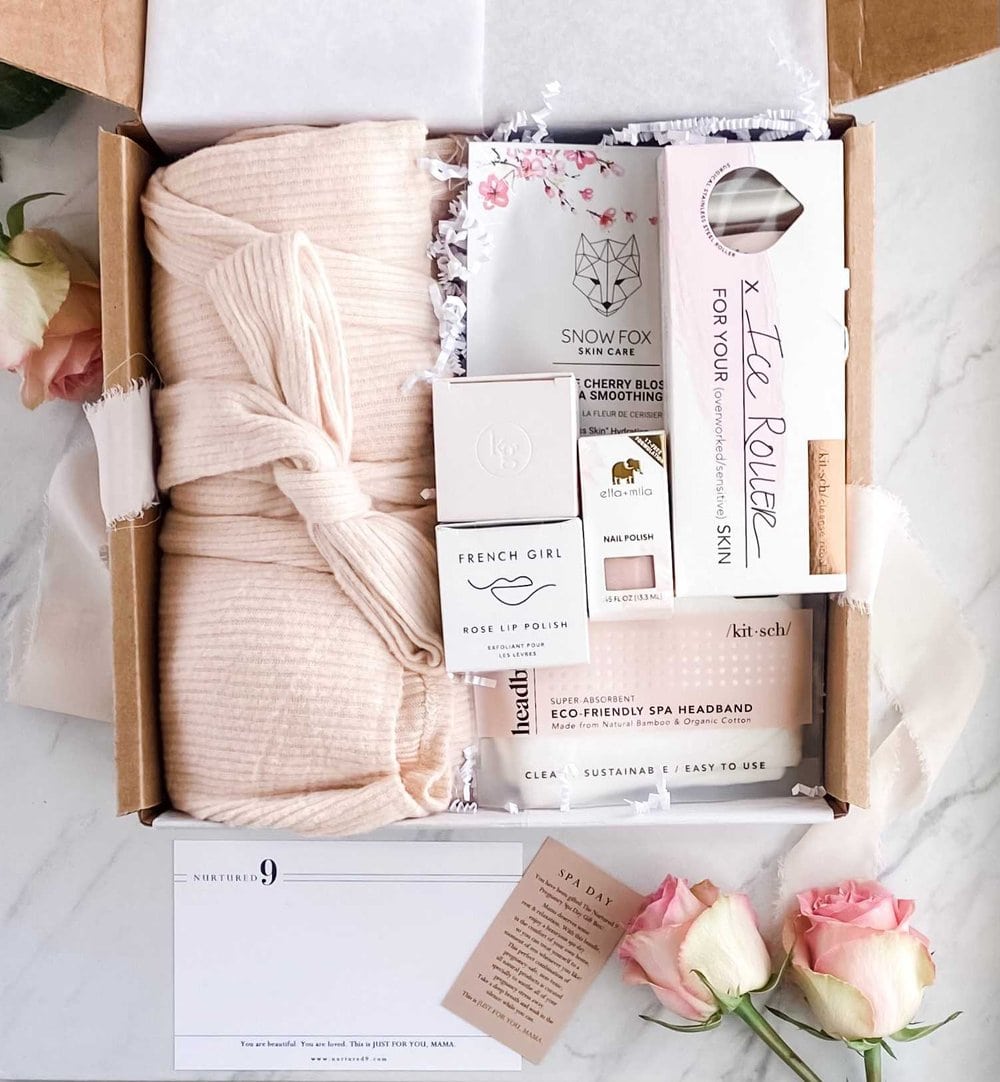 nurtured 9 new mom spa day care package