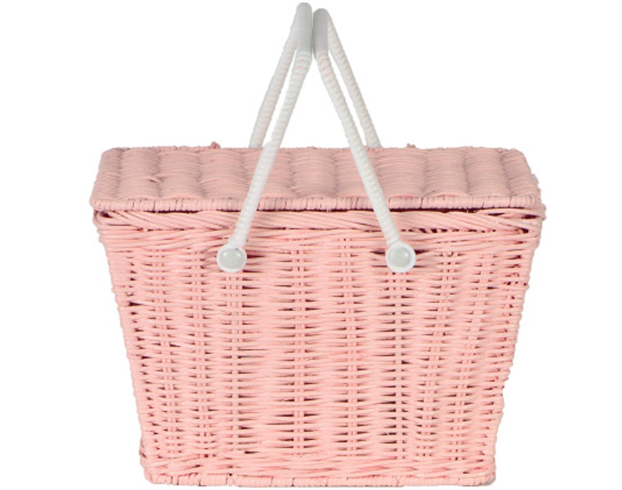Pink picnic basket 