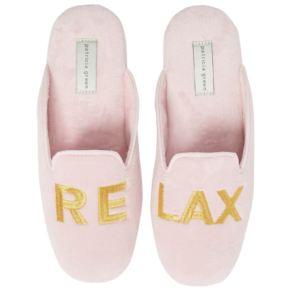Relax Embroidered Mule Slipper PATRICIA GREEN