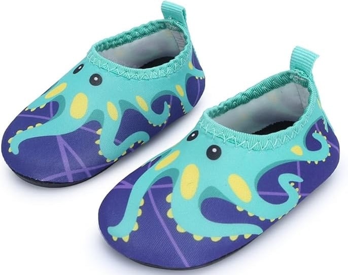 JIASUQI Baby Boys and Girls Barefoot Swim Water Skin Shoes Aqua Socks for Beach Swim Pool