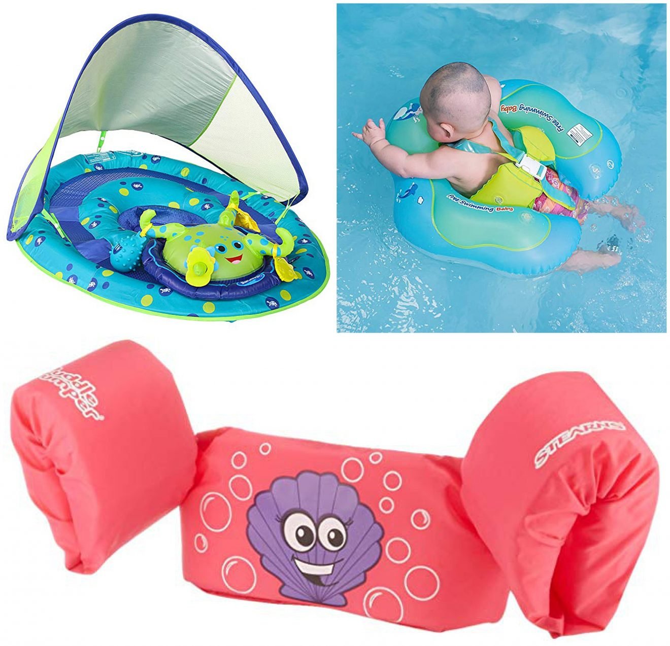 Water floaties for babies and kids
