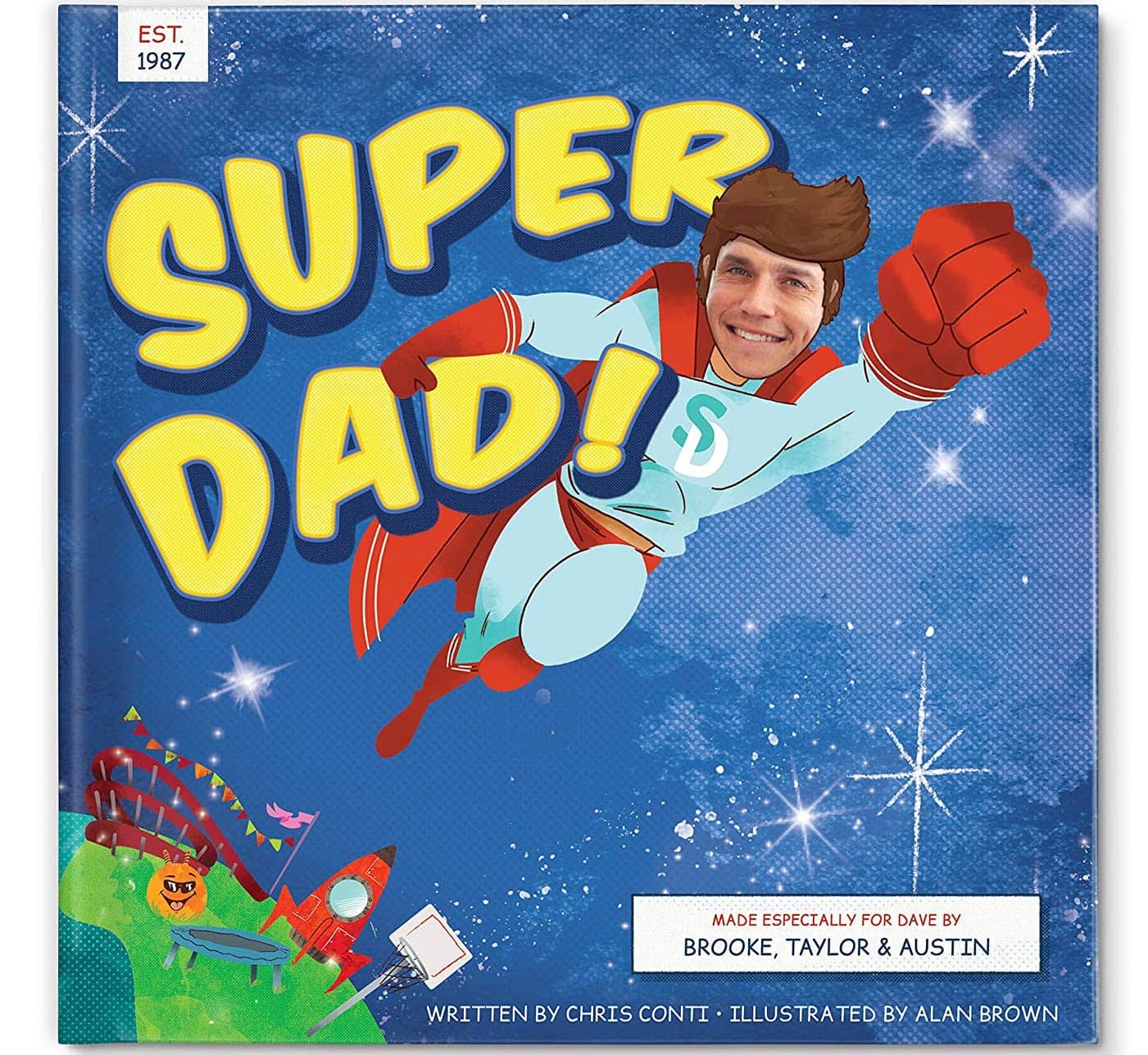 Super Dad personalized book 