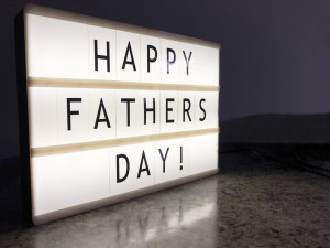 Happy Father's Day Illuminated Sign