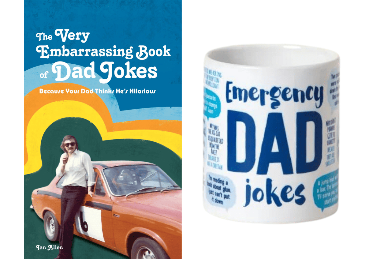 Dad jokes book and mug 