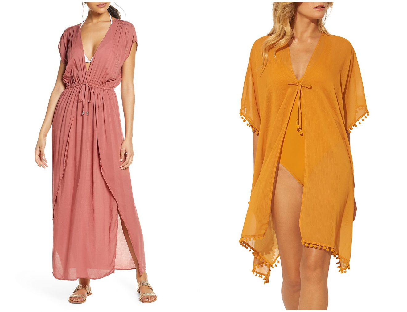 two swimsuit coverups from Nordstrom