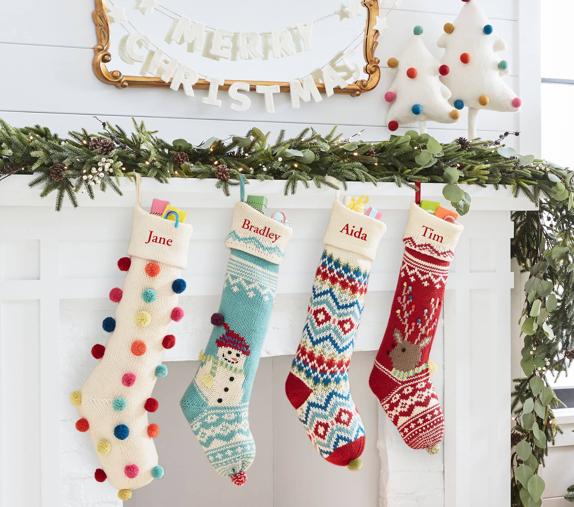 Merry & Bright Christmas Stocking Collection from Pottery Barn Kids