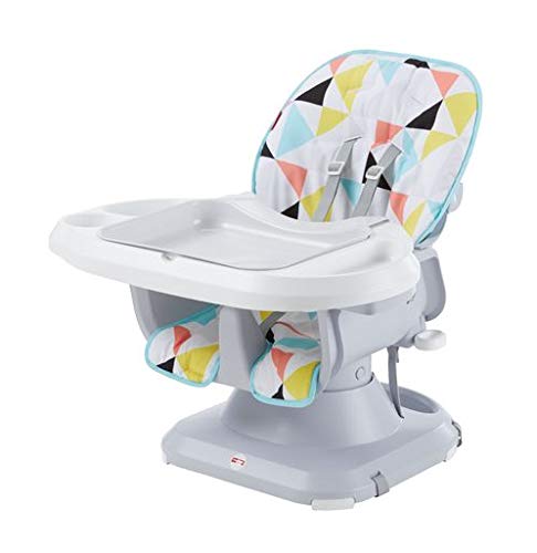 Fisher-Price SpaceSaver High Chair, Multicolor
