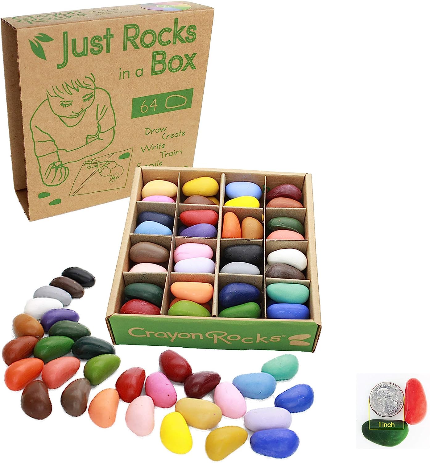 Non-Toxic Crayon Rocks Set