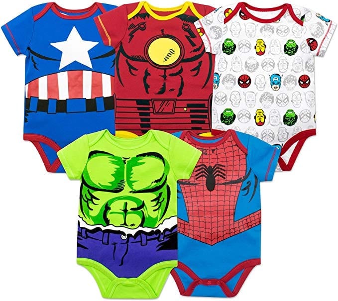 Marvel baby onesies